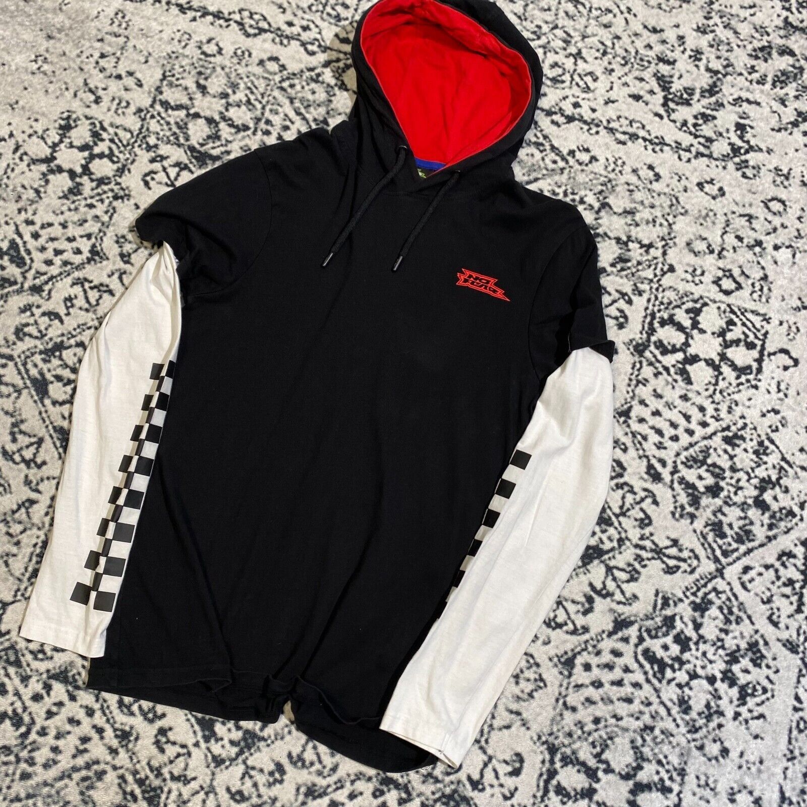 No Fear × Vintage Vintage No Fear White Black Cotton Hoodie Size S Sk8 Y2k Size US S / EU 44-46 / 1 - 2 Thumbnail