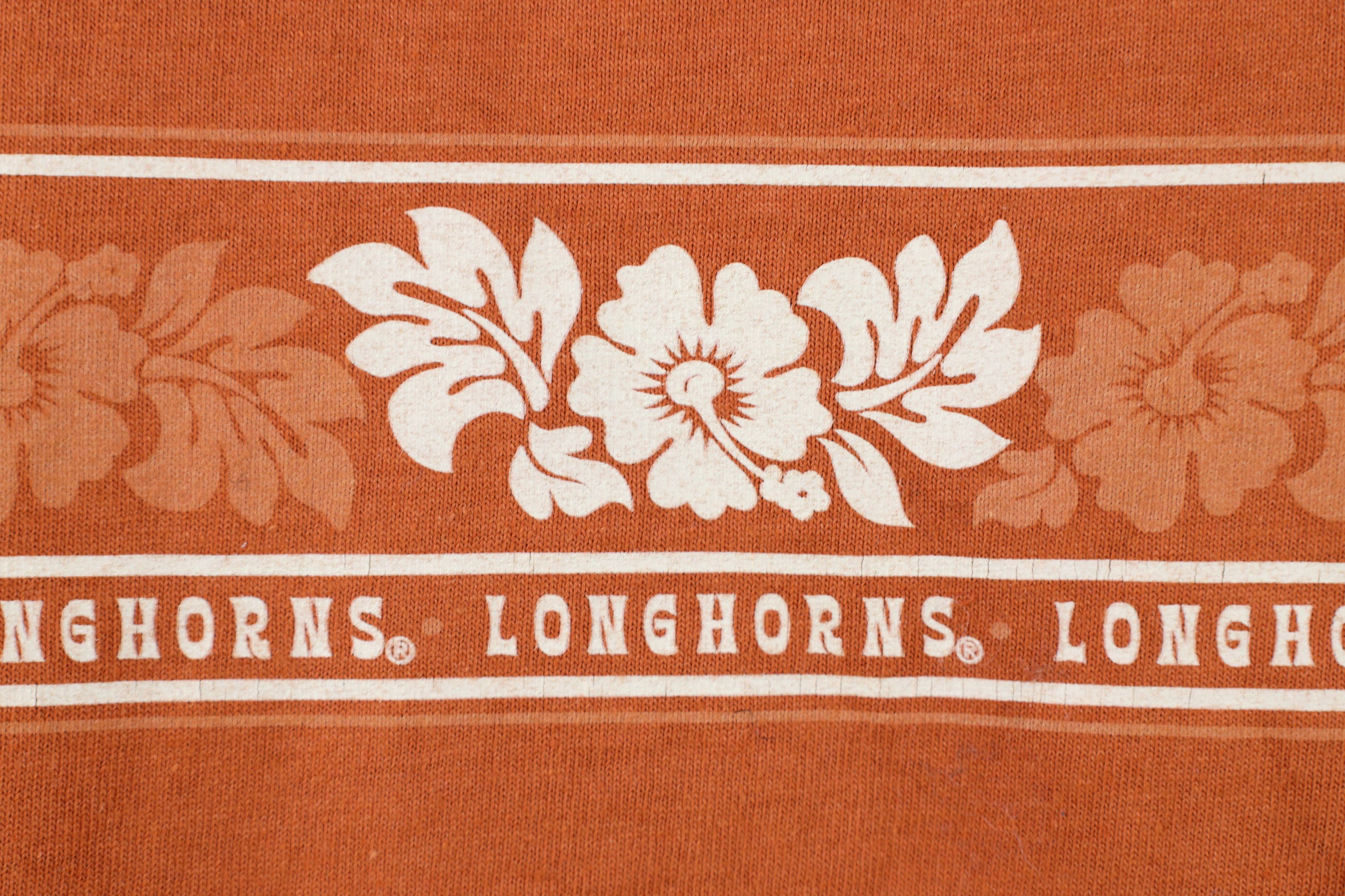 Vintage Deadstock Vintage Y2K of Texas Longhorns Flower T-Shirt Size US M / EU 48-50 / 2 - 5 Thumbnail