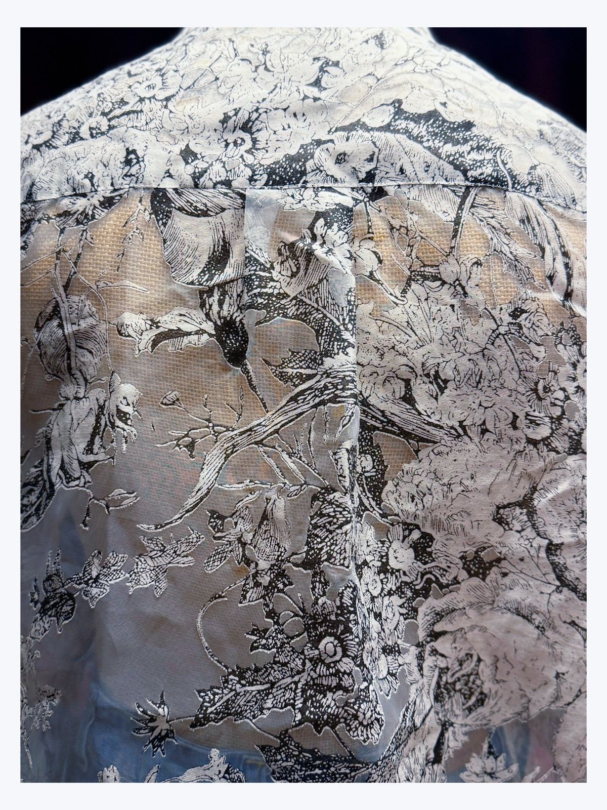 Other Sheer Botanical Print Long-Sleeve Shirt Size US M / EU 48-50 / 2 - 9 Thumbnail