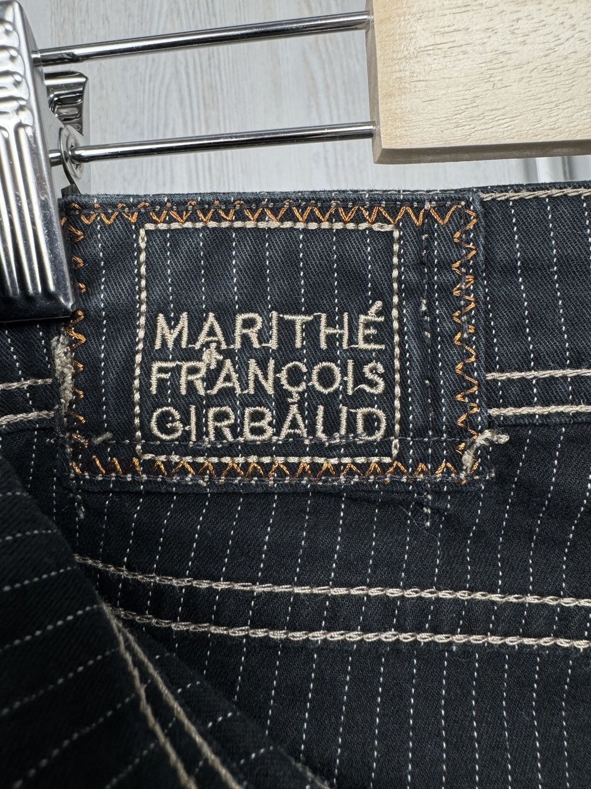 Marithe + Francois Girbaud Le Jean de Marithe Francois Girbaud blue striped pants Size US 34 / EU 50 - 9 Thumbnail