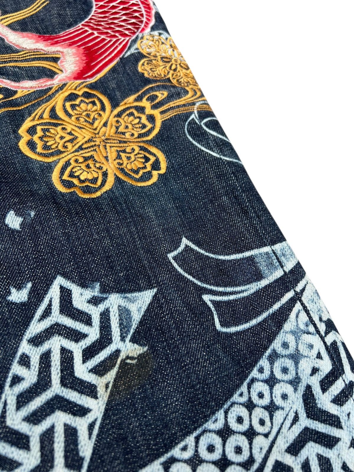 Karakuri Tamashii Karakuri Tamashi Embroidery Denim Multi Pocket Jeans Size US 34 / EU 50 - 13 Thumbnail