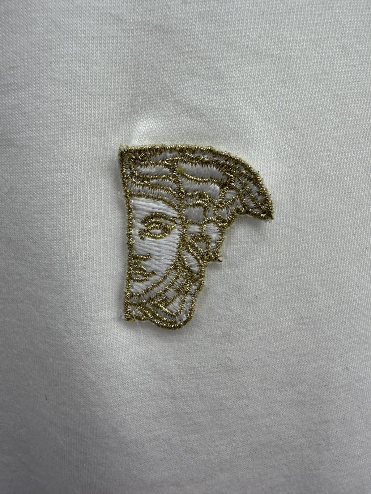 Versace Versace Collection Medusa Logo White T-shirt Tee Size US L / EU 52-54 / 3 - 3 Thumbnail