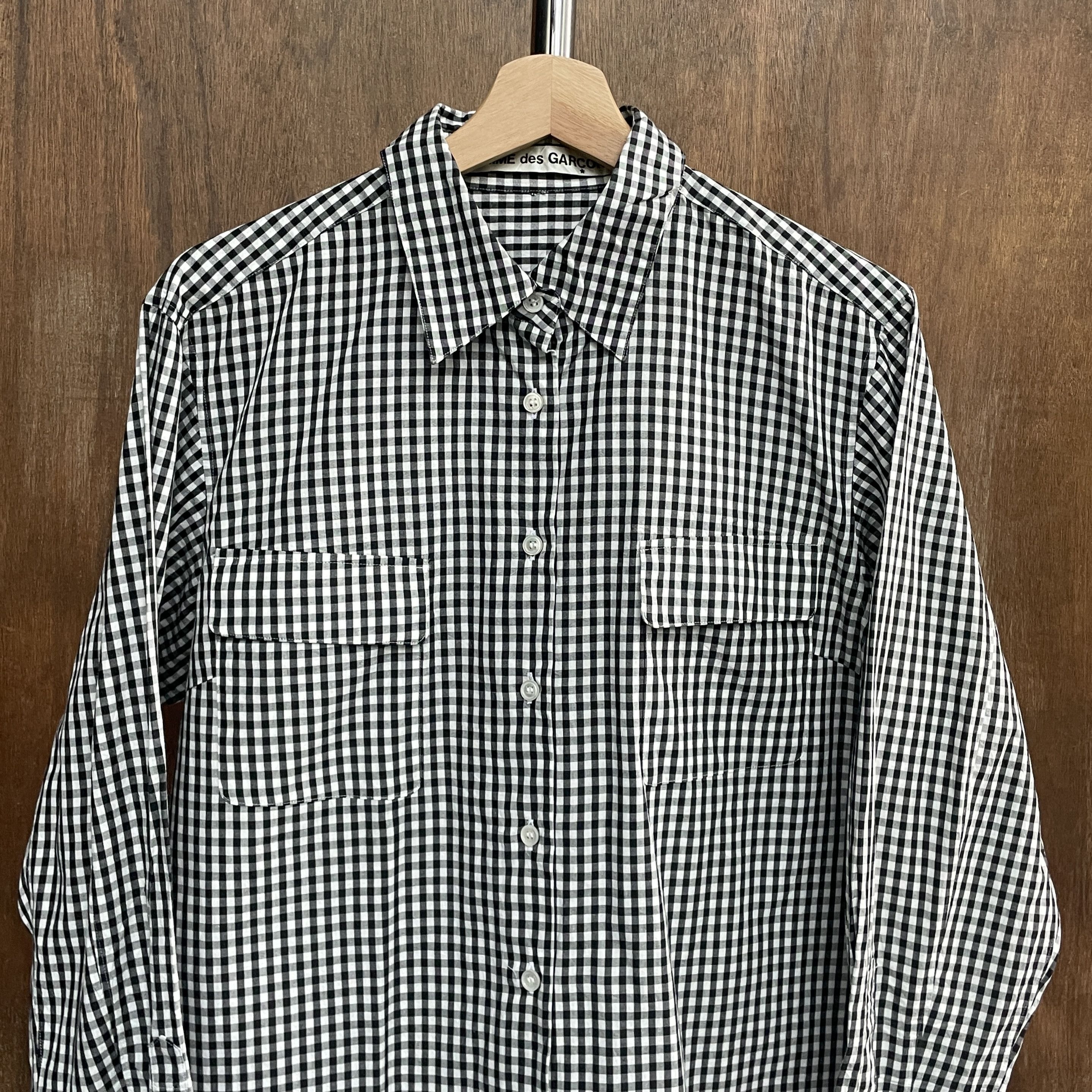 Comme des Garcons COMME des GARCONS Checkred Long Sleeve Shirt Size US M / EU 48-50 / 2 - 2 Thumbnail