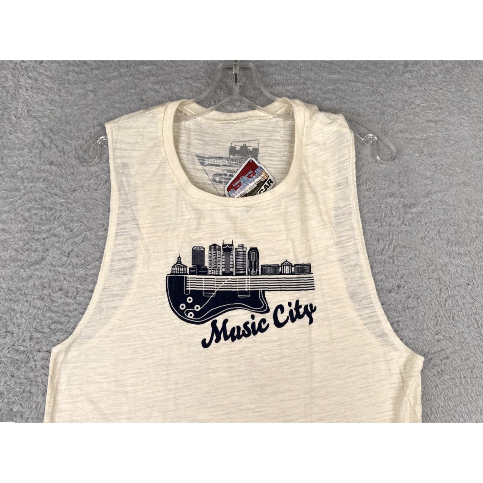 Vintage Music City Grand Prix Shirt Womens Extra Large Sleeveless Tank Top Rac Size XL / US 12-14 / IT 48-50 - 4 Thumbnail