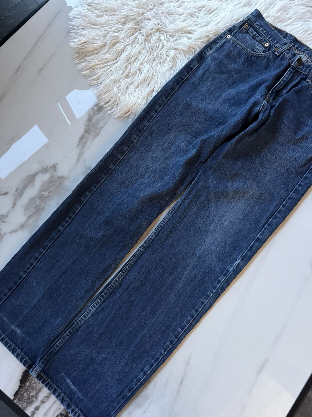 Levi's VINTAGE Levi's 501 Jeans Baggy Fit Distressed/Worn Y2K Skate Size US 33 - 4 Thumbnail