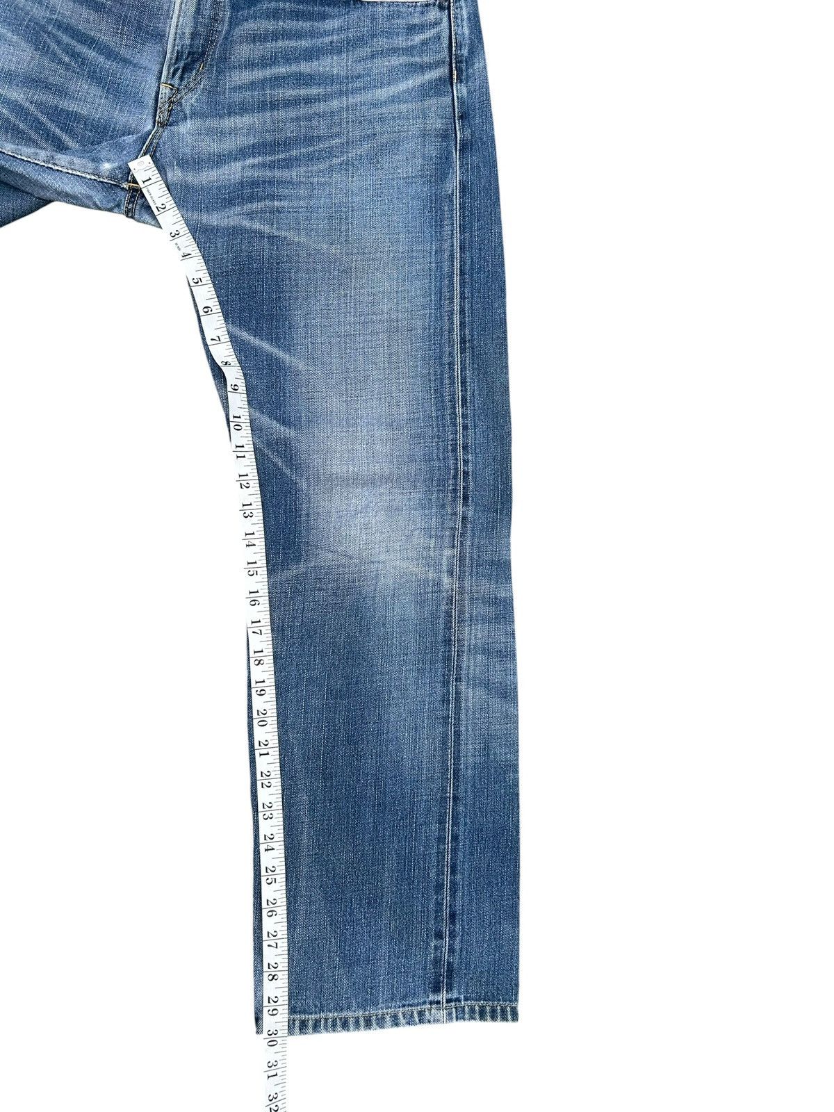 Kapital Buckle Back Vintage Edwin Selvedge Distressed Denim Jeans Size US 37 - 22 Thumbnail