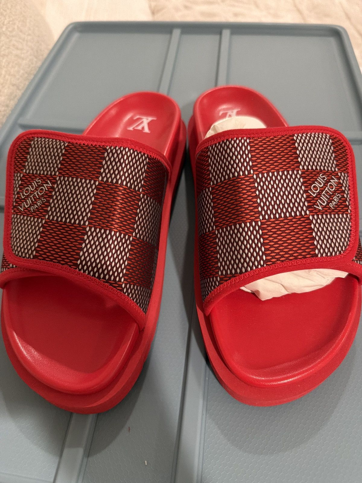 Louis Vuitton Louis Vuitton Miami mules red Size US 7 / EU 40 - 1 Thumbnail