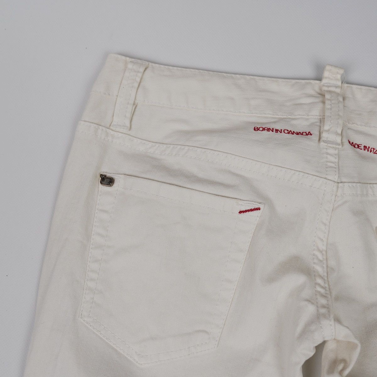 Dsquared2 Dsquared white Jeans Denim Pants Size 33" - 18 Thumbnail