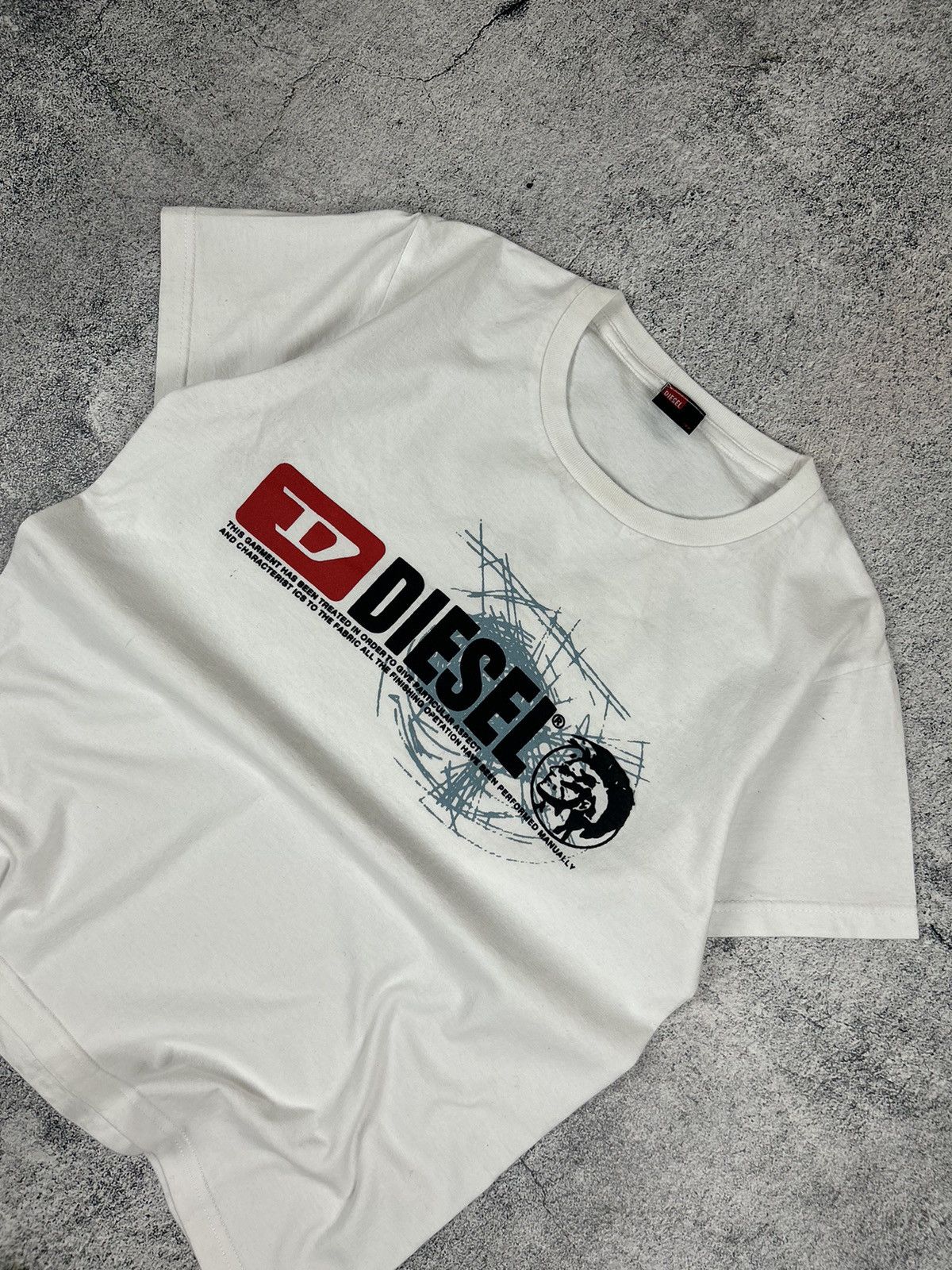 Diesel Vintage Big Logo Diesel Y2K Tee Size US L / EU 52-54 / 3 - 1 Thumbnail