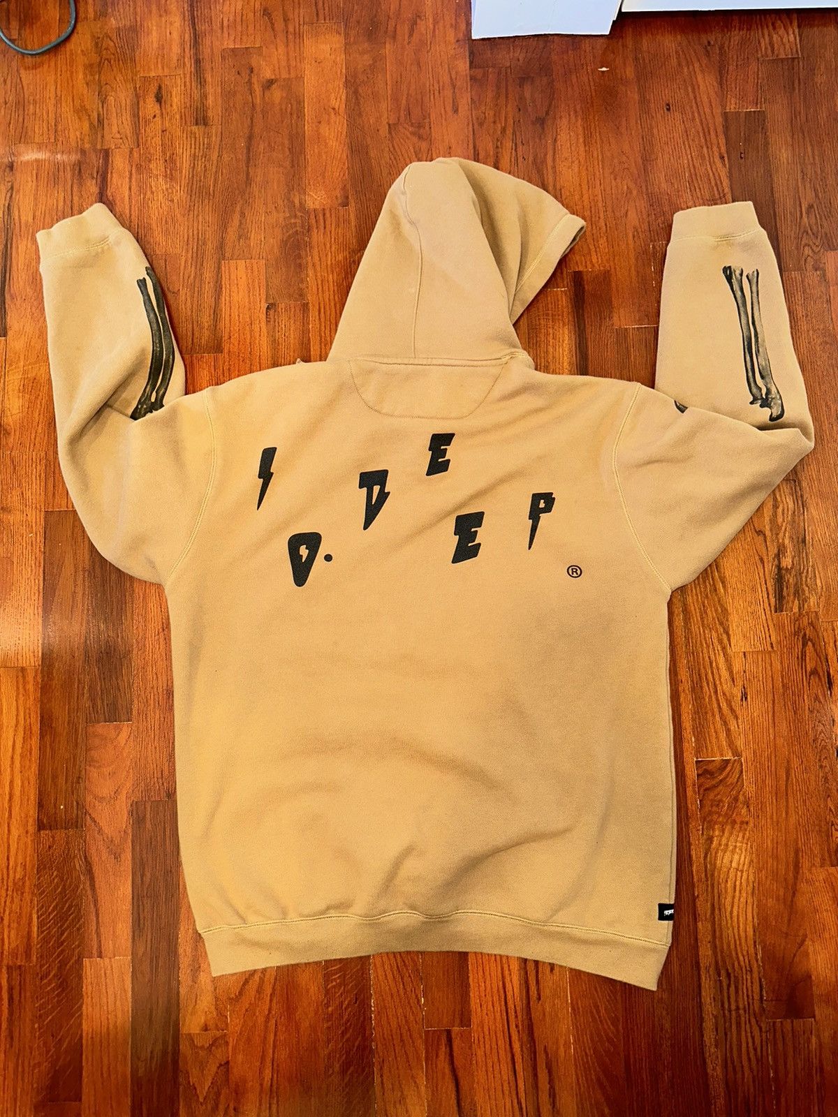 10 Deep × Vintage Heavyweight Skeleton Hoodie Size US XL / EU 56 / 4 - 2 Thumbnail