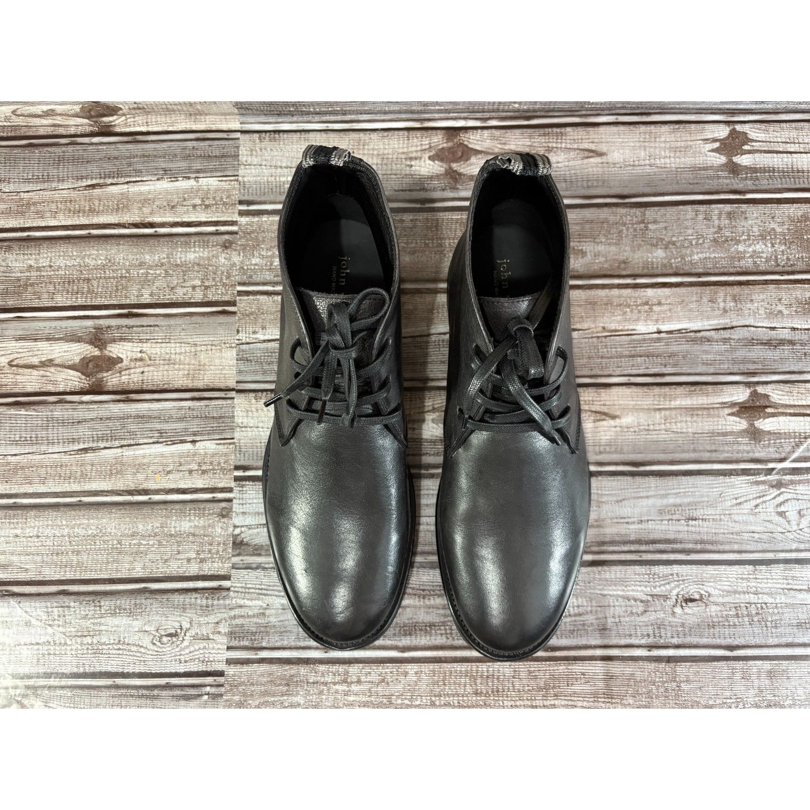 John Varvatos John Varvatos Varick Lace Up Chukka Boots sz 11 c: dark grey Size US 11 / EU 44 - 2 Thumbnail