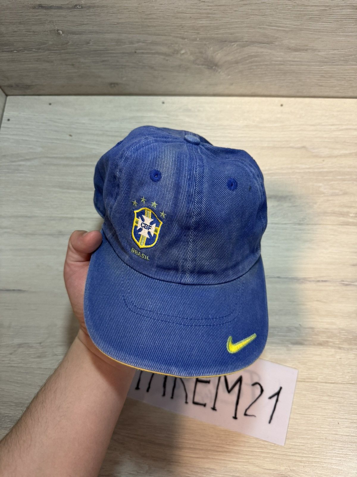 Nike Nike Brasil vintage cap hat Size ONE SIZE - 2 Thumbnail