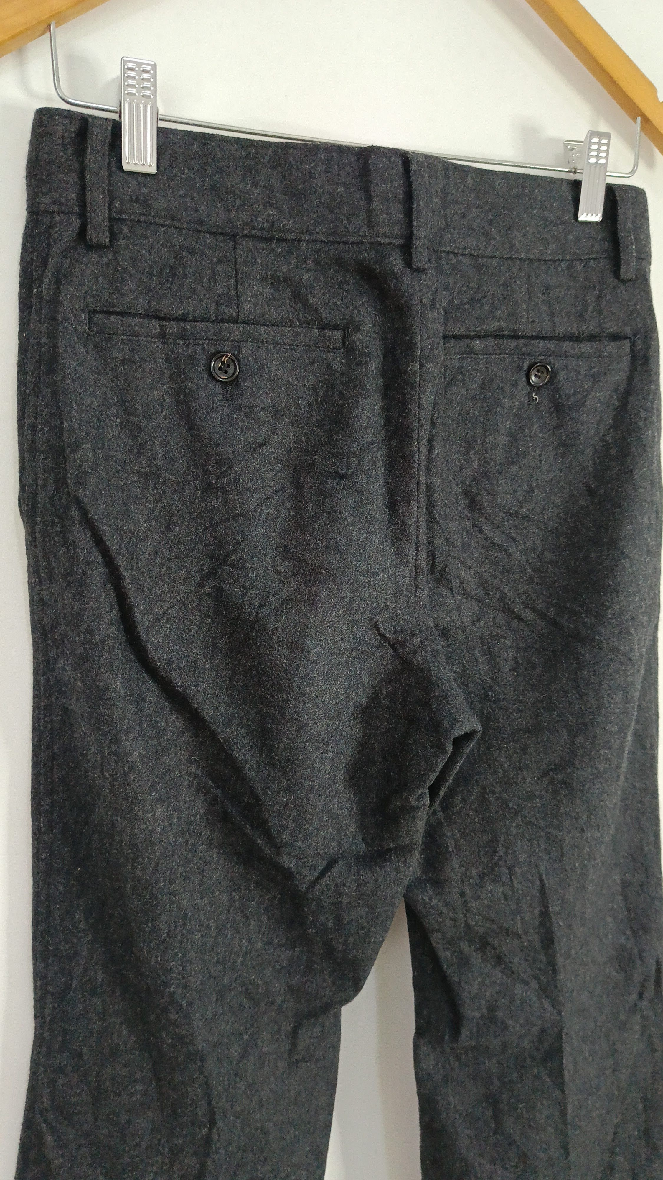 Comme des Garcons × Tricot Comme des Garcons Comme des garcons tricot 2000s Japan wool gray black pants Size 30" / US 8 / IT 44 - 6 Thumbnail