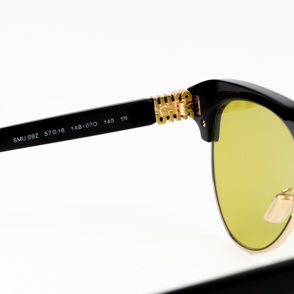 Miu Miu NEW Miu Miu MU09ZS 1AB07O RUNWAY Unisex Sunglasses Size ONE SIZE - 8 Thumbnail