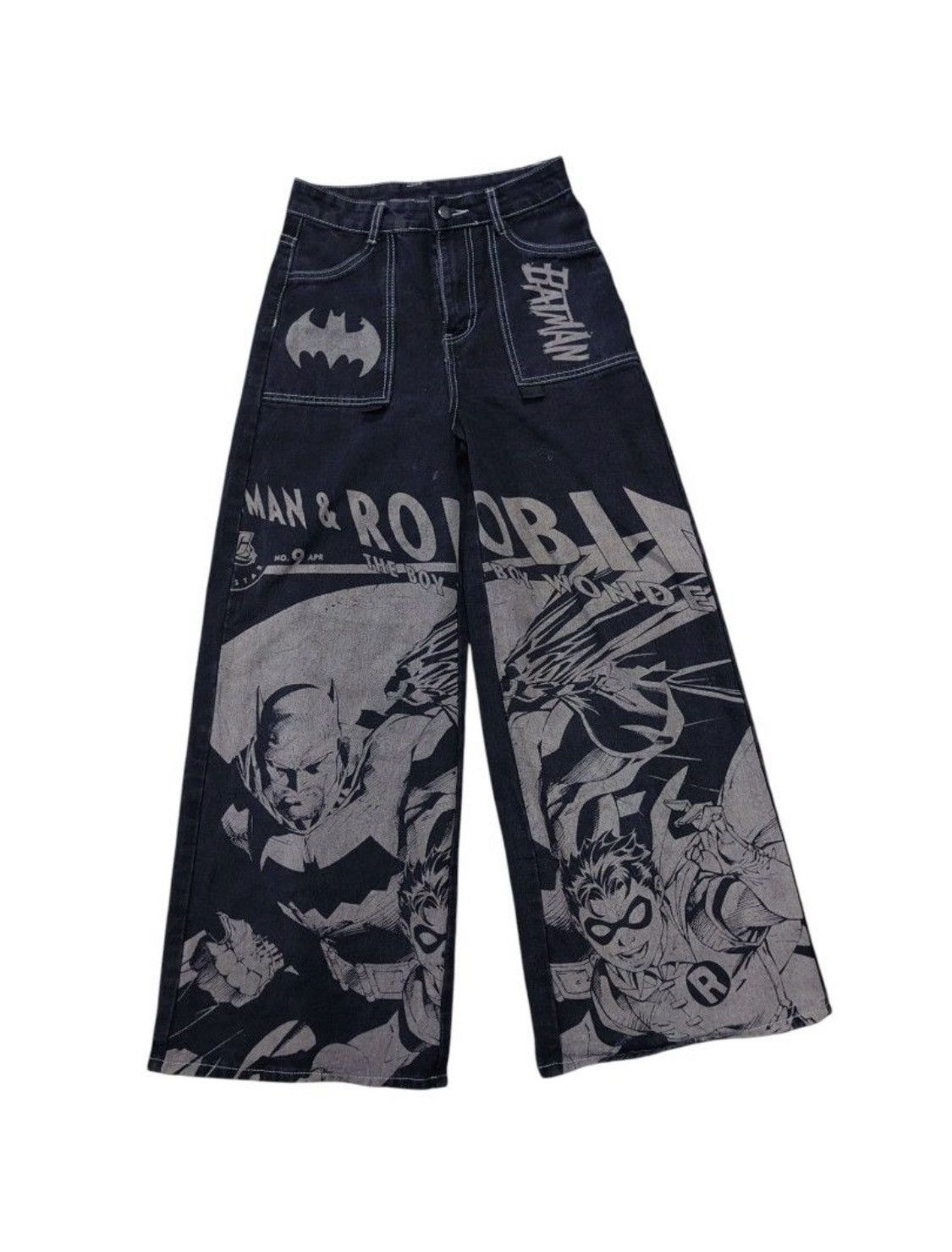 DC Comics × JNCO Vintage Batman And Robin Baggy Hiphop Size US 28 / EU 44 - 1 Thumbnail