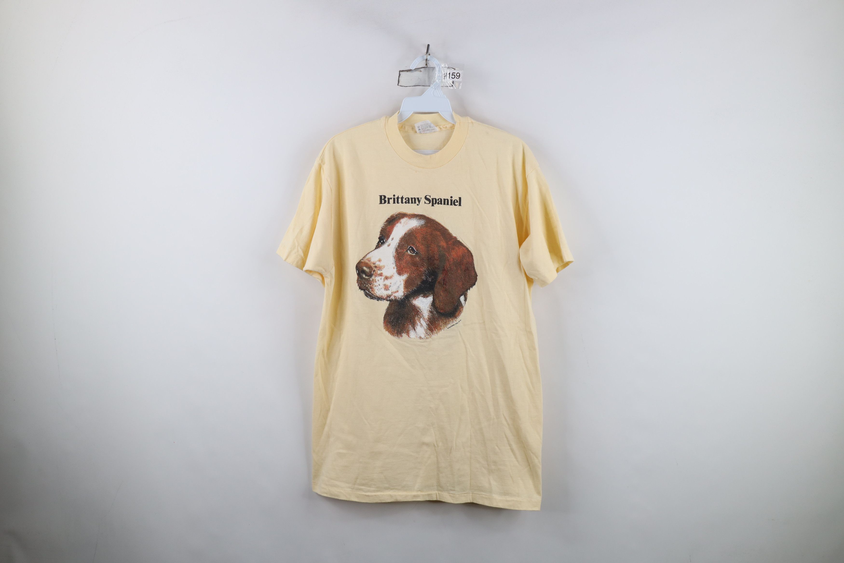 Vintage Vintage 90s Spaniel Dog Puppy Short Sleeve T-Shirt USA Size L / US 10 / IT 46 - 1 Thumbnail