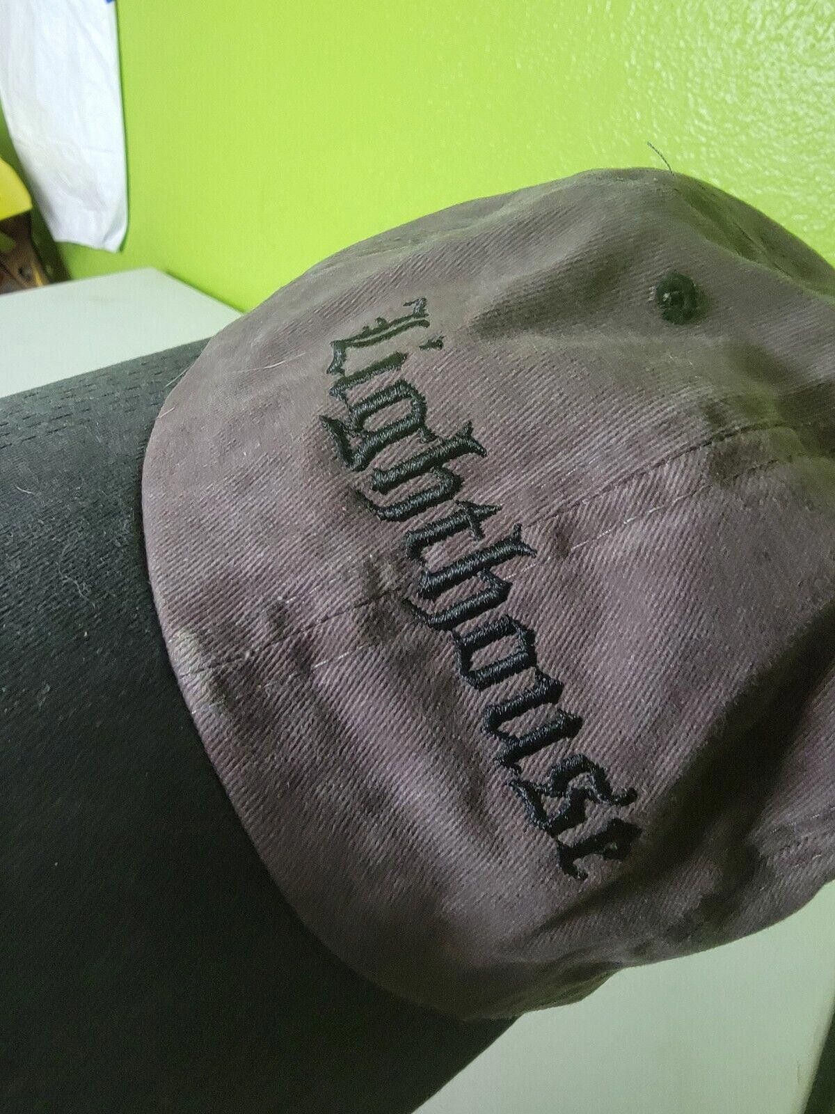 The Unbranded Brand Lighthouse Old English Spellout Cap Hat Skateboarding Skate Size ONE SIZE - 3 Thumbnail