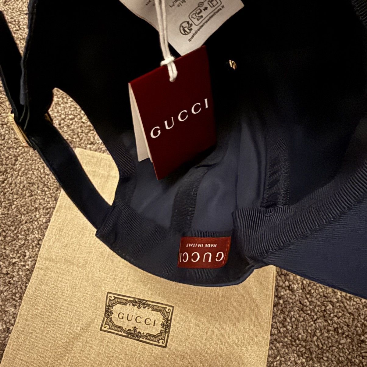 Gucci Gucci baseball cap hat size M GG logo embroidery emblem logo Size ONE SIZE - 4 Thumbnail