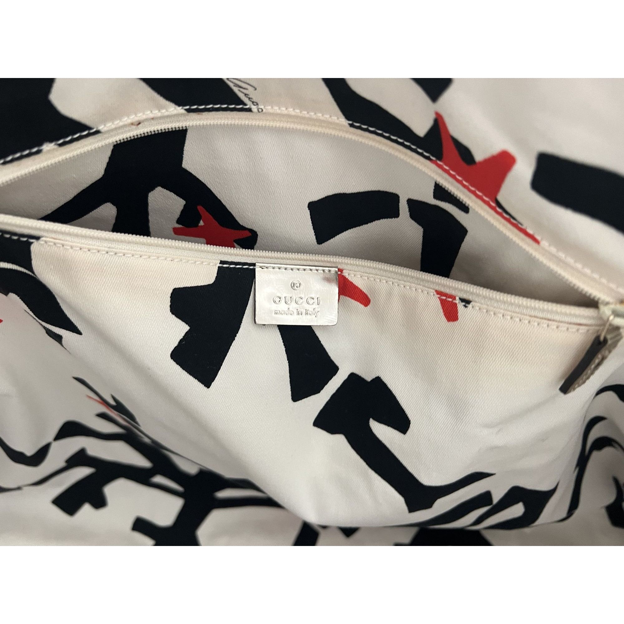 Gucci GUCCI XL Bamboo Raffia Tote Size ONE SIZE - 8 Thumbnail