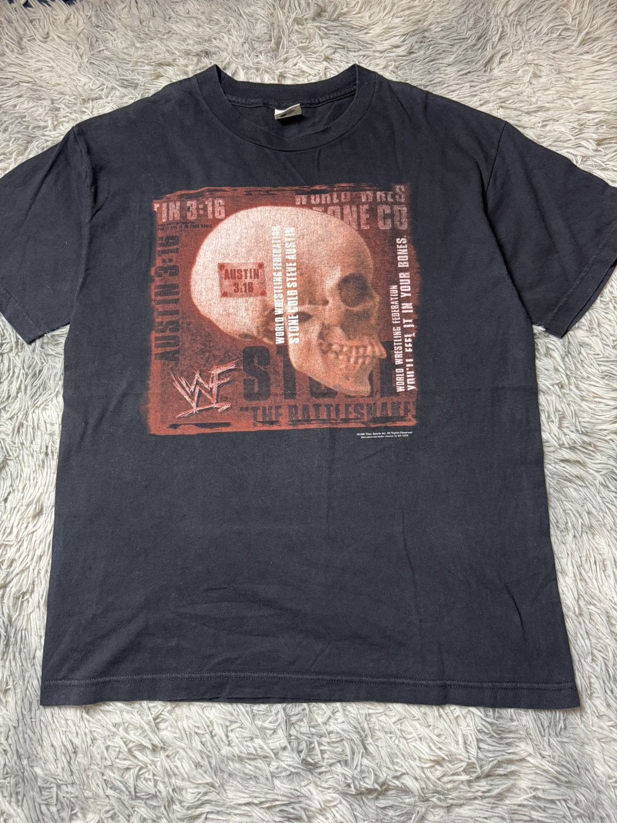 WWF Vintage Stone Cold 3:16 Wwf 1998 Size US L / EU 52-54 / 3 - 1 Thumbnail