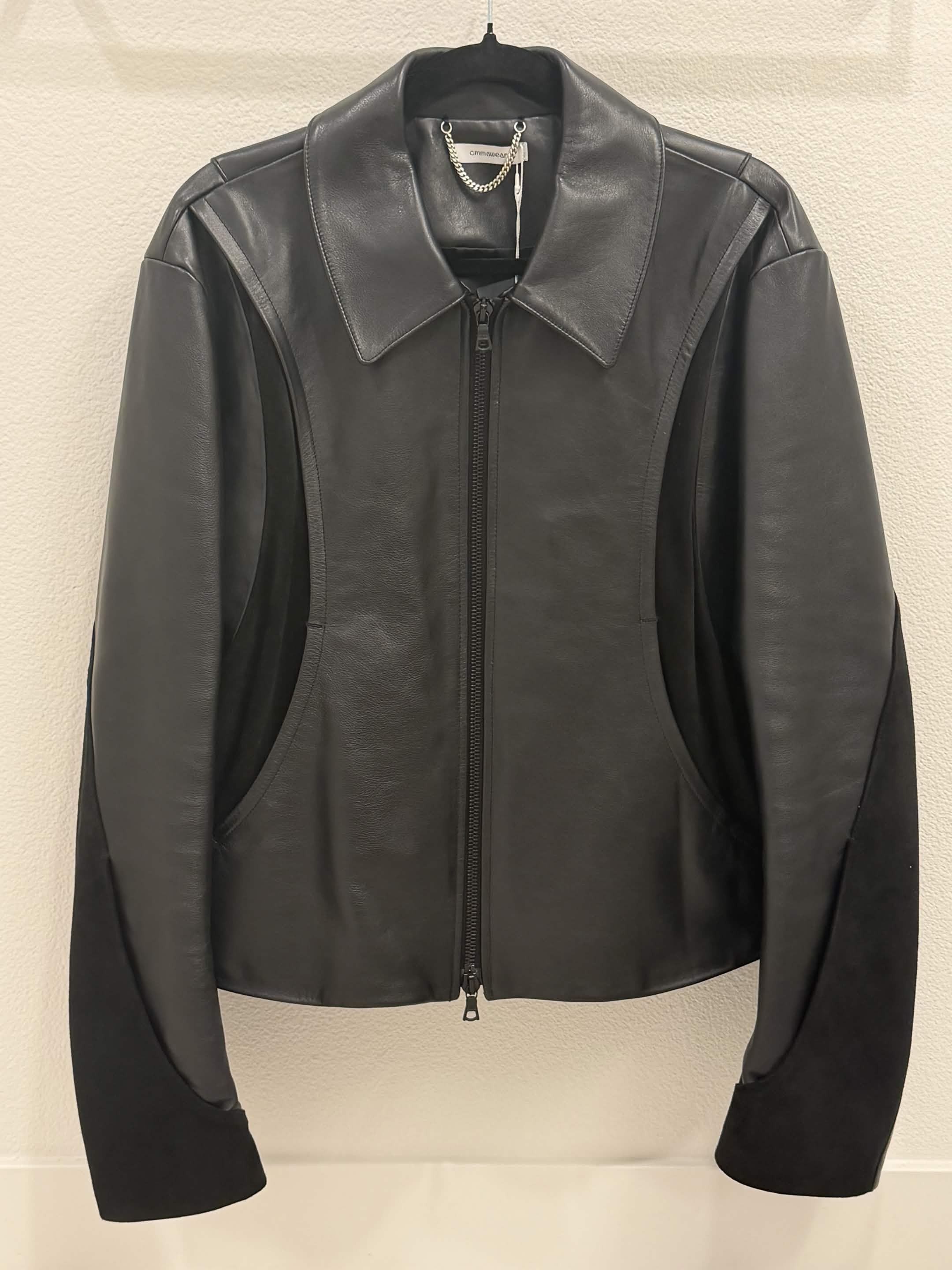 CMMAWEAR × Vuja De VUJADE DUAL ZIP LEATHER JACKET | Grailed