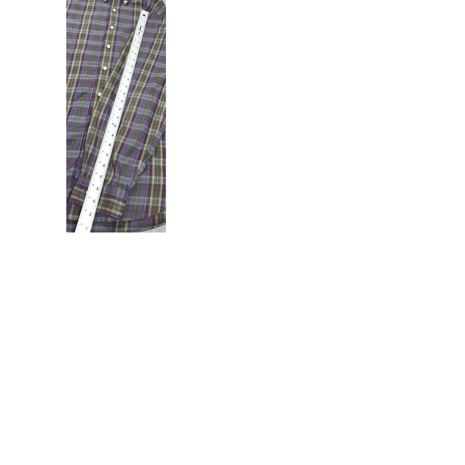 Polo Ralph Lauren VINTAGE Polo Ralph Lauren Purple Plaid Safari Button Up Shirt Men’s XL Madras Custom Size US XL / EU 56 / 4 - 9 Thumbnail