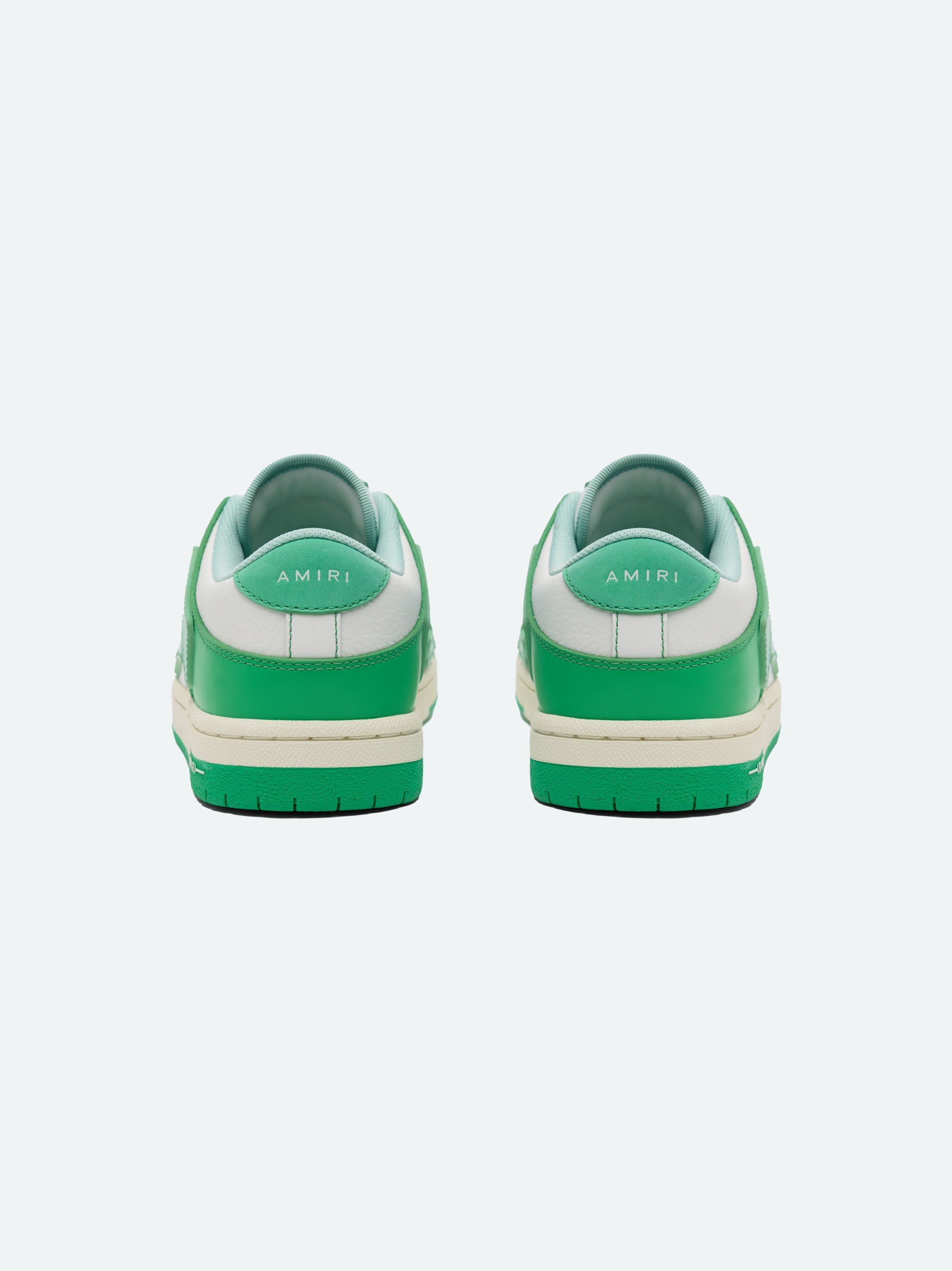Amiri o1w1db10125 Skel Panelled Leather Low-Top Sneakers Size US 5 / IT 35 - 3 Thumbnail