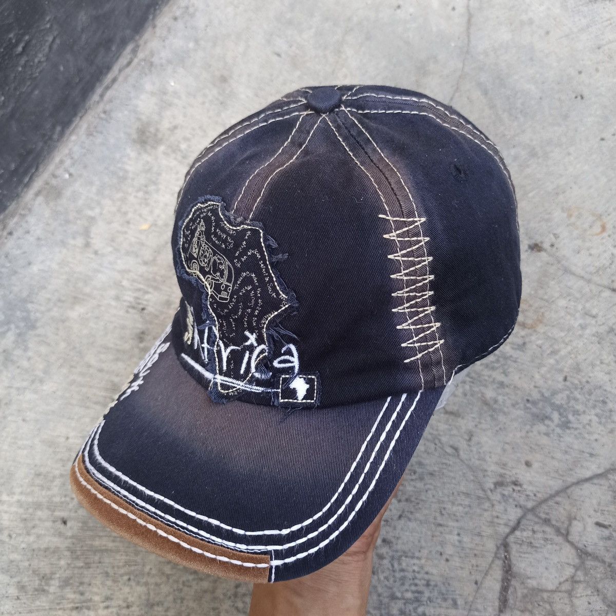 14th Addiction Sick washed distressed hat safari South Africa Size ONE SIZE - 4 Thumbnail