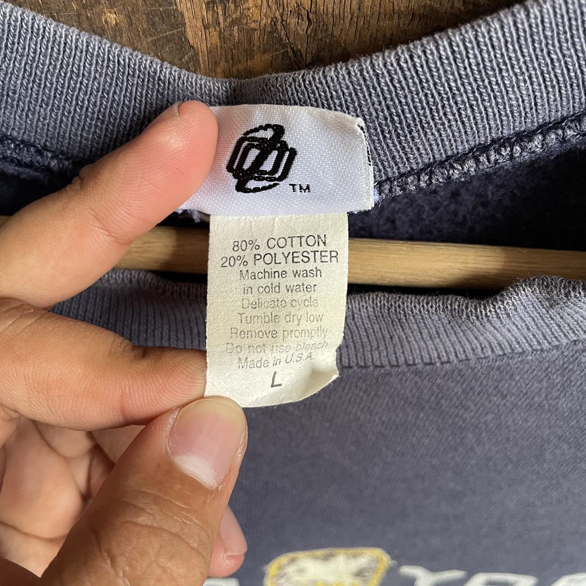Vintage × Zoo York Vintage Sunfaded Zoo York sweatshirt Size US L / EU 52-54 / 3 - 4 Thumbnail