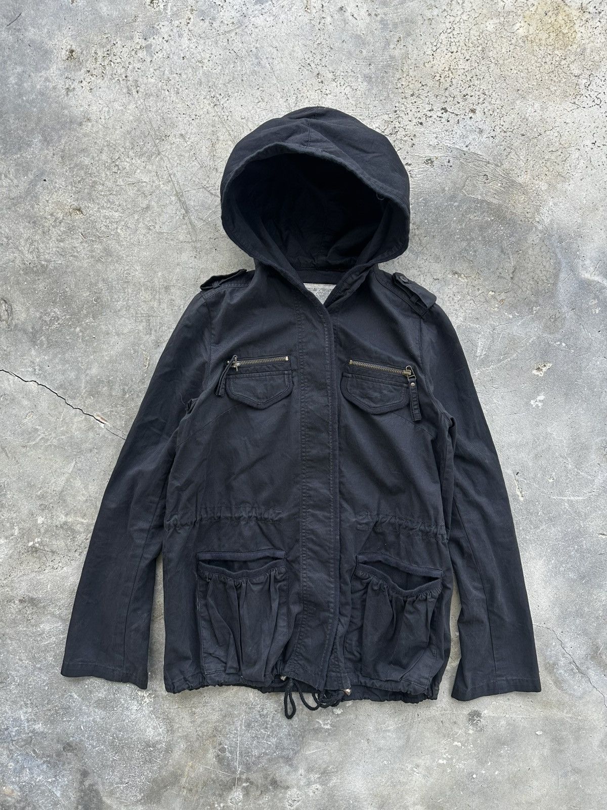 GOA GOA Grunge Military Black Field Multiple Pocket Jacket Y2k Size US M / EU 48-50 / 2 - 1 Thumbnail