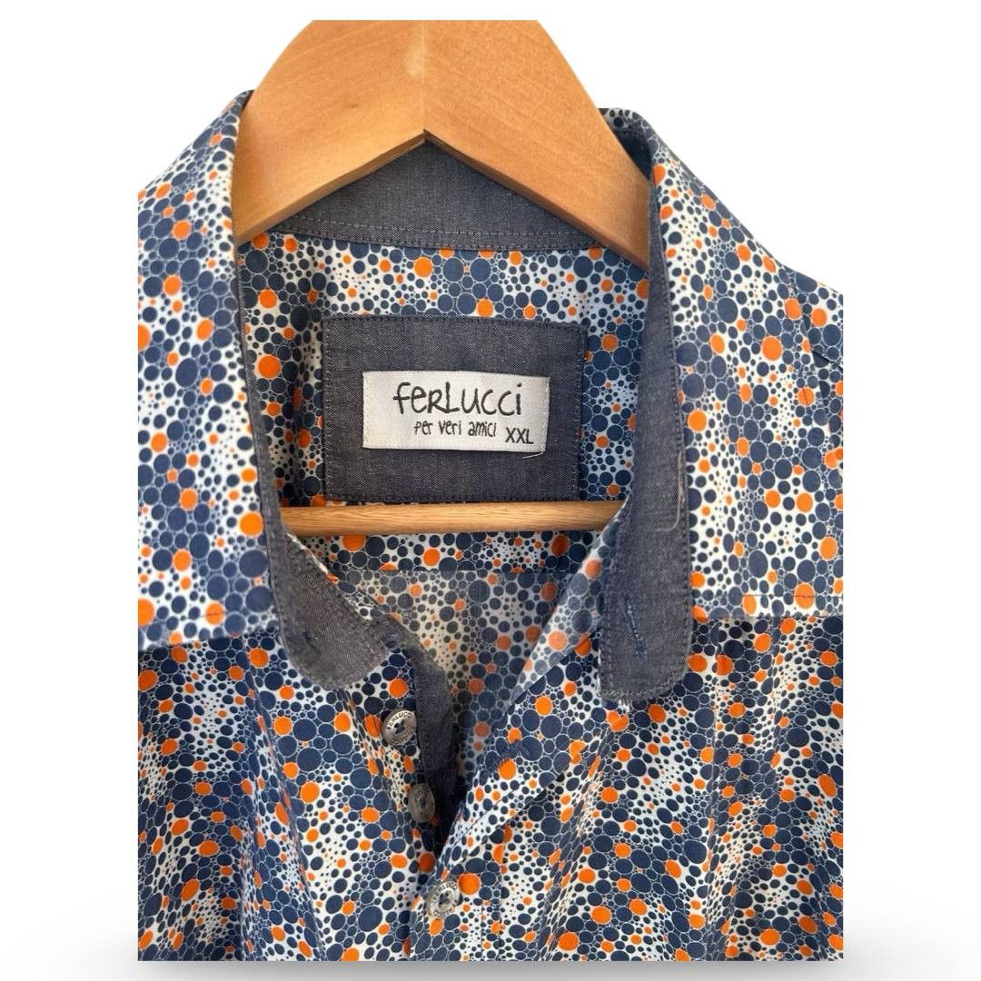 Luxire Ferlucci shirt #450 Size US XXL / EU 58 / 5 - 2 Thumbnail