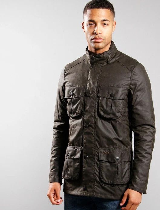 Barbour Size L ~ Barbour CORBRIDGE Hooded Waxed Jacket Size US L / EU 52-54 / 3 - 2 Thumbnail