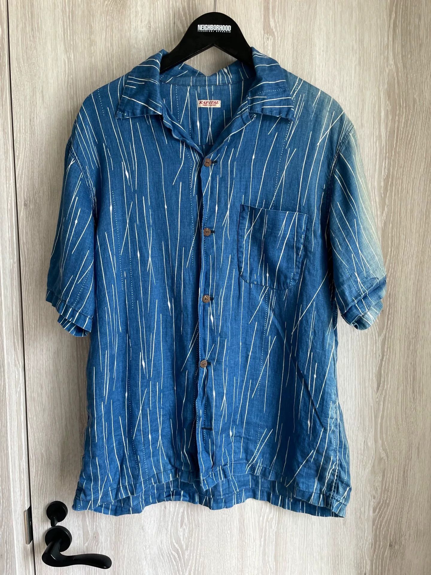 Kapital Kapital Indigo Stripe Shirt Size 3 Size US L / EU 52-54 / 3 - 1 Thumbnail