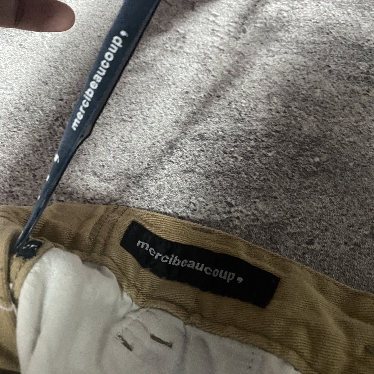 Issey Miyake Mercibeacoup by Issey Miyake Drop Crotch Fatigue Pants Size US 30 / EU 46 - 4 Thumbnail
