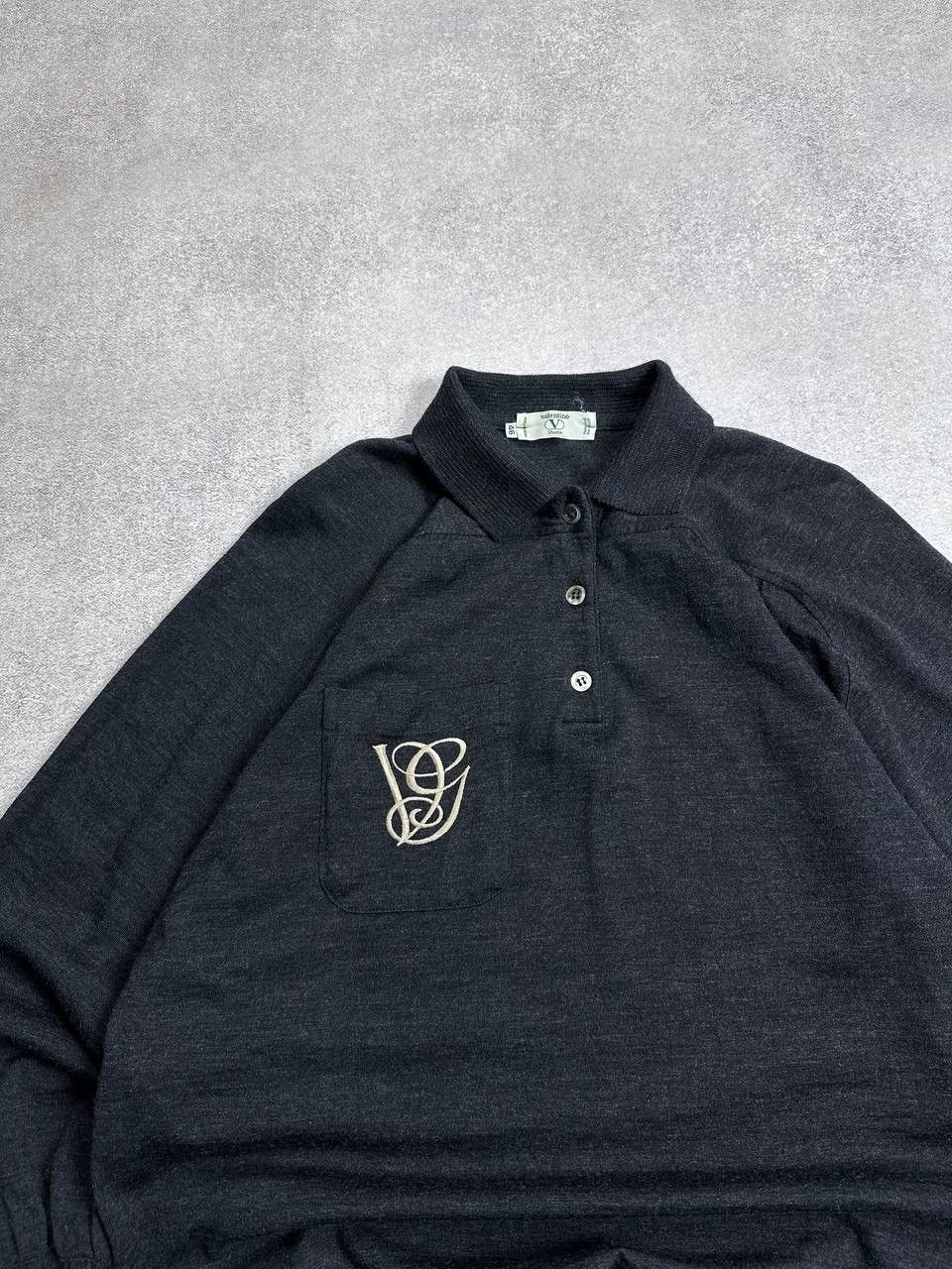 Versace Vintage 90's Versace Studio Knit Polo Sweater Rare M Size US M / EU 48-50 / 2 - 2 Thumbnail