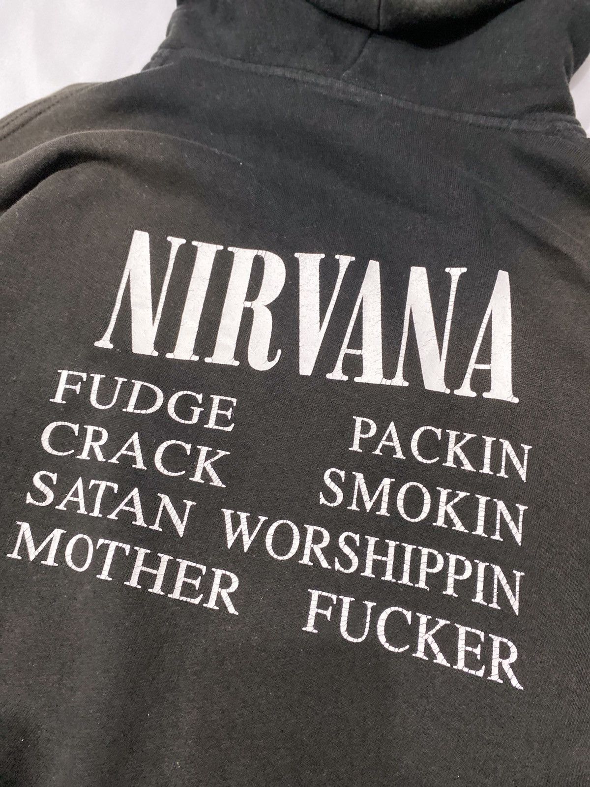 Vintage Vintage 1996 Nirvana Vestibule SunFaded Hoodie Promodoro Tag Size US M / EU 48-50 / 2 - 6 Thumbnail