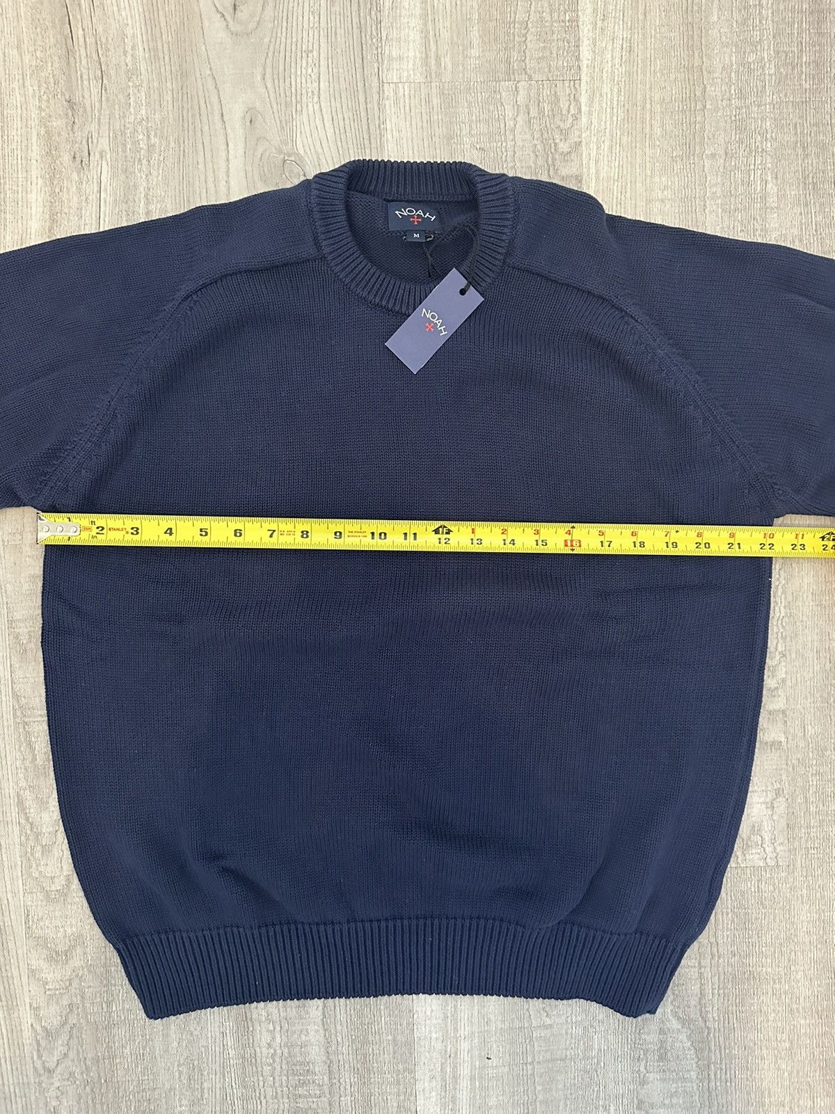 Noah Noah Navy Crewneck Cotton Sweater Size US M / EU 48-50 / 2 - 2 Thumbnail