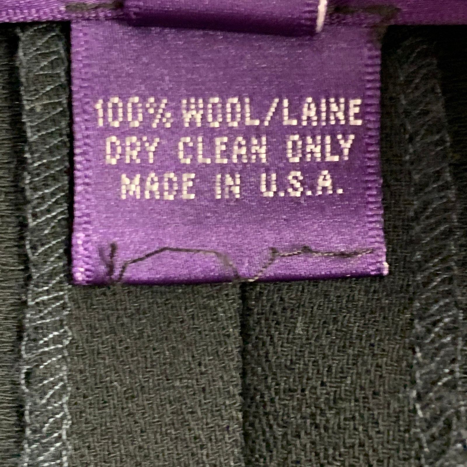 Ralph Lauren RALPH LAUREN COLLECTION Black Wool Side Zipper Dress Pants Size 28" / US 6 / IT 42 - 5 Thumbnail