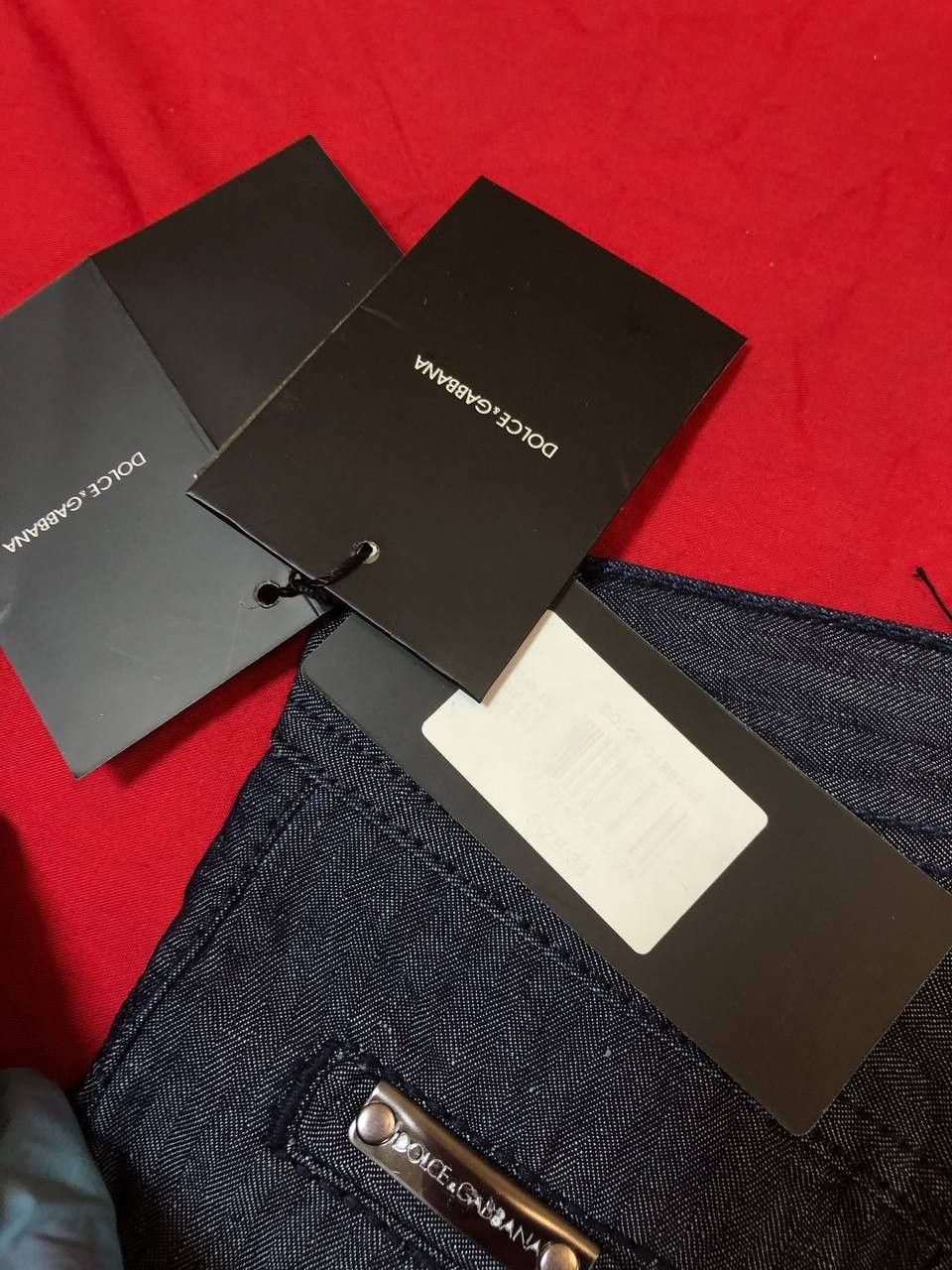 Dolce & Gabbana DOLCE & GABBANA distressed denim pants with logo Size US 33 - 12 Thumbnail
