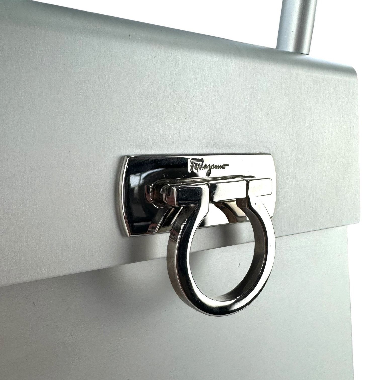 Salvatore Ferragamo Ferragamo Metal Top Handle Bag Size ONE SIZE - 10 Thumbnail
