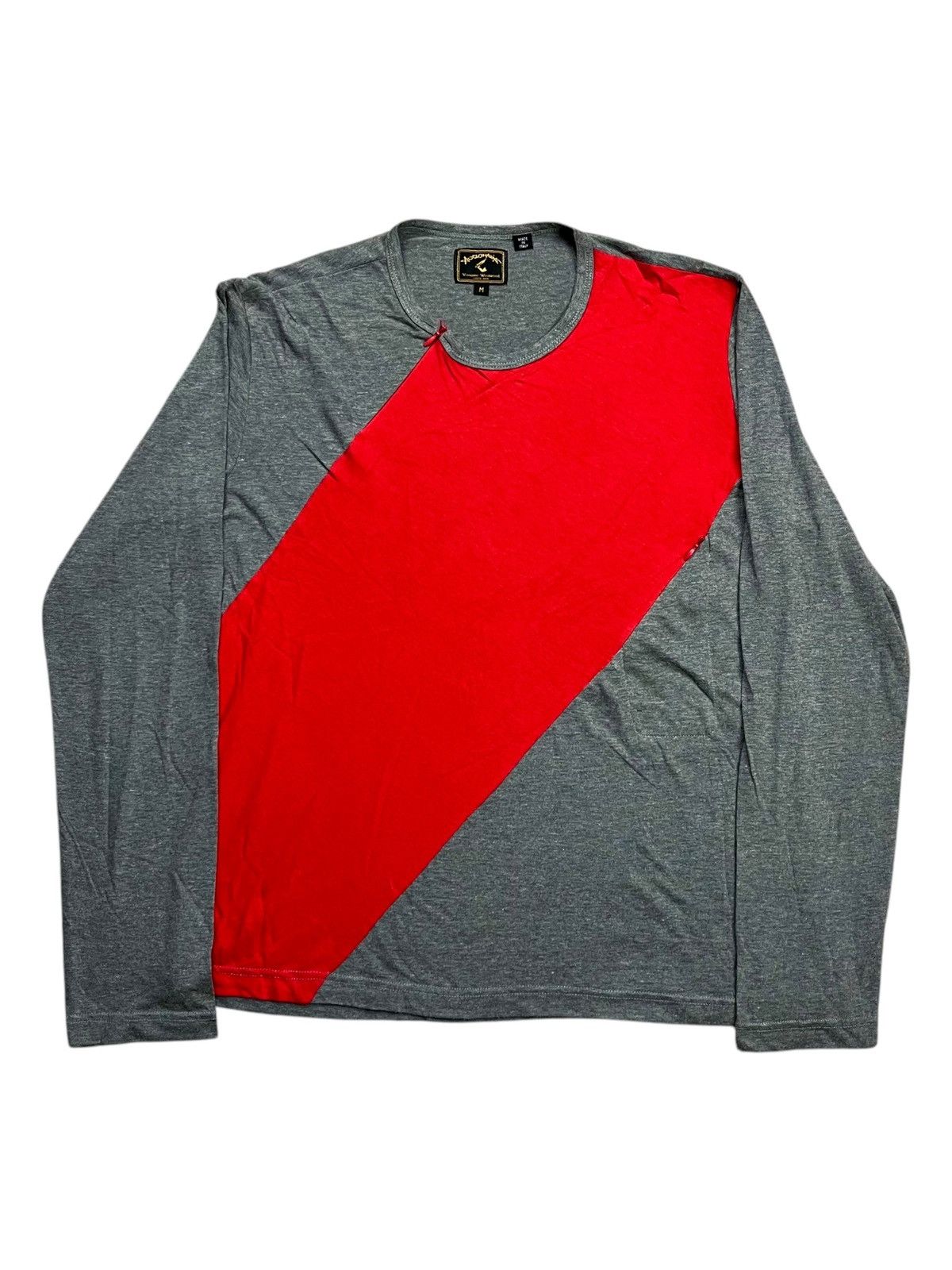 Vivienne Westwood 2000s Vivienne Westwood - Red Patchwork Longsleeve Size US M / EU 48-50 / 2 - 1 Thumbnail