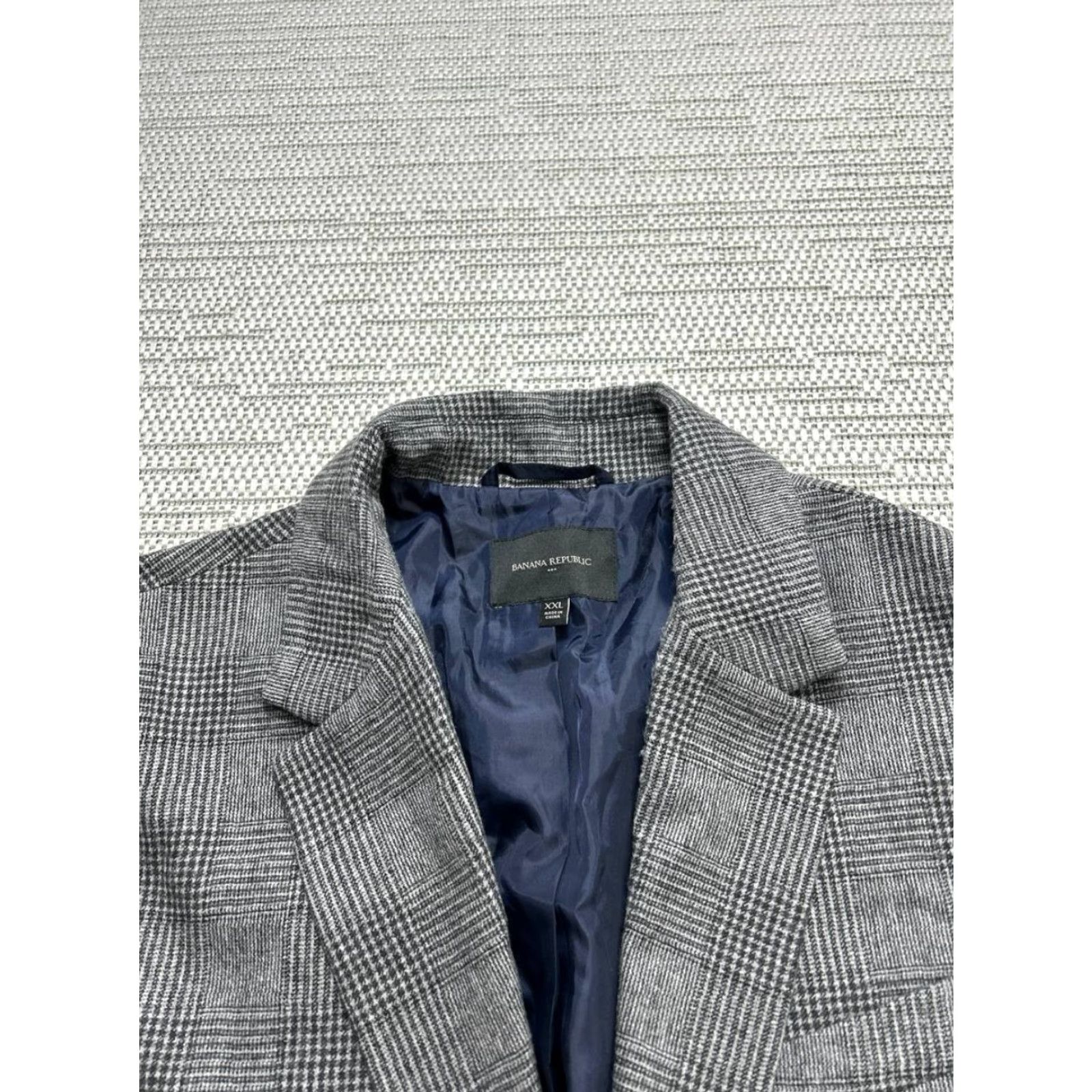 Banana Republic Banana Republic Coat Overcoat Mens Regular XL 2XL Gray Wool Blend Tweed Button Size US XXL / EU 58 / 5 - 2 Thumbnail