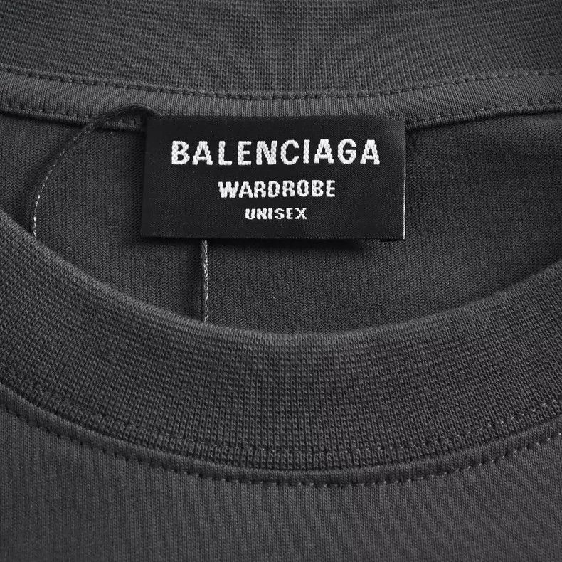 Balenciaga Balenciaga 23ss Twisted Letter Double B Short Sleeve 2504-N Size US S / EU 44-46 / 1 - 5 Thumbnail