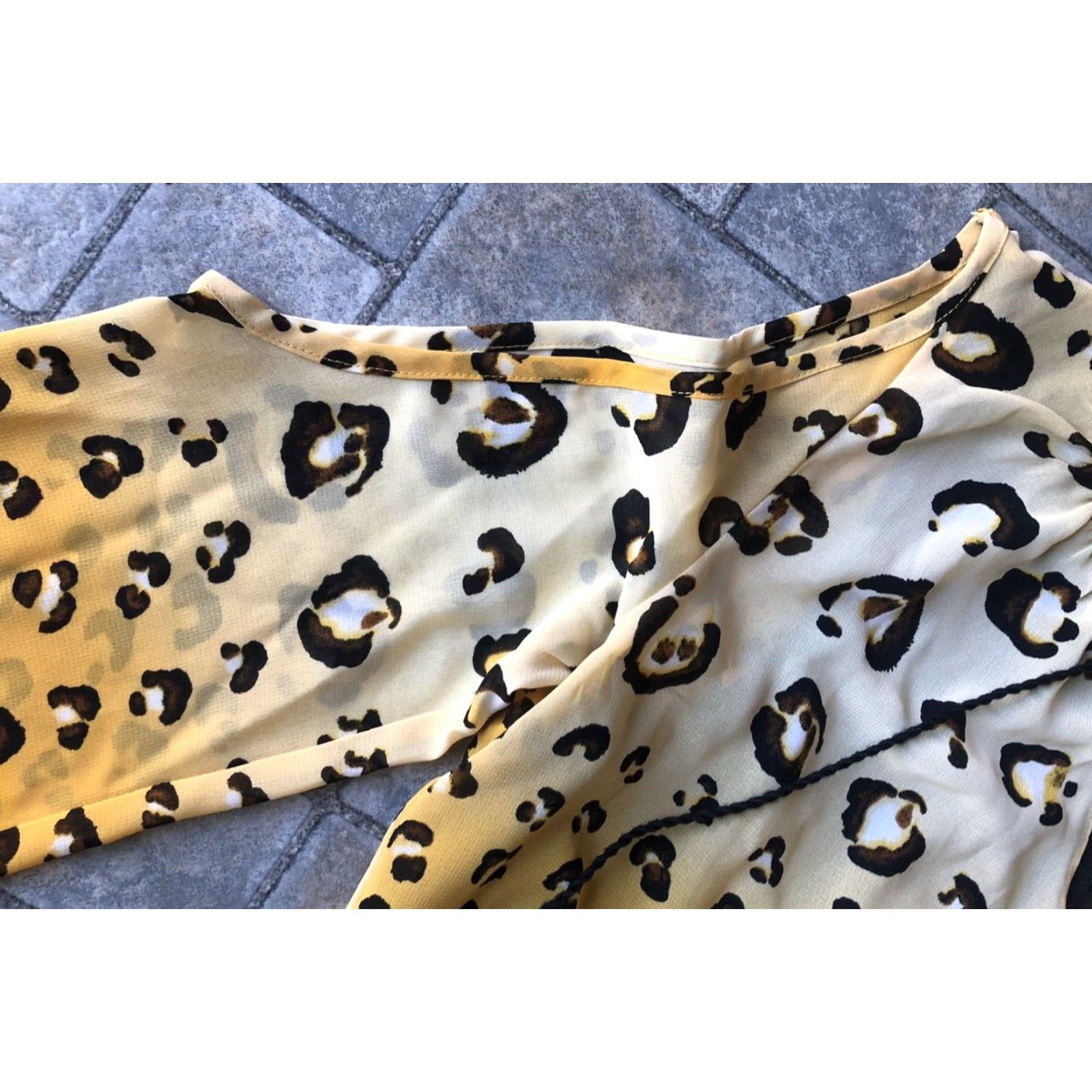 Nicole Miller Nicole Miller Dress NWT Black Animal Print Long Sleeve Knee Length 10 Zip Women's Size L / US 10 / IT 46 - 5 Thumbnail