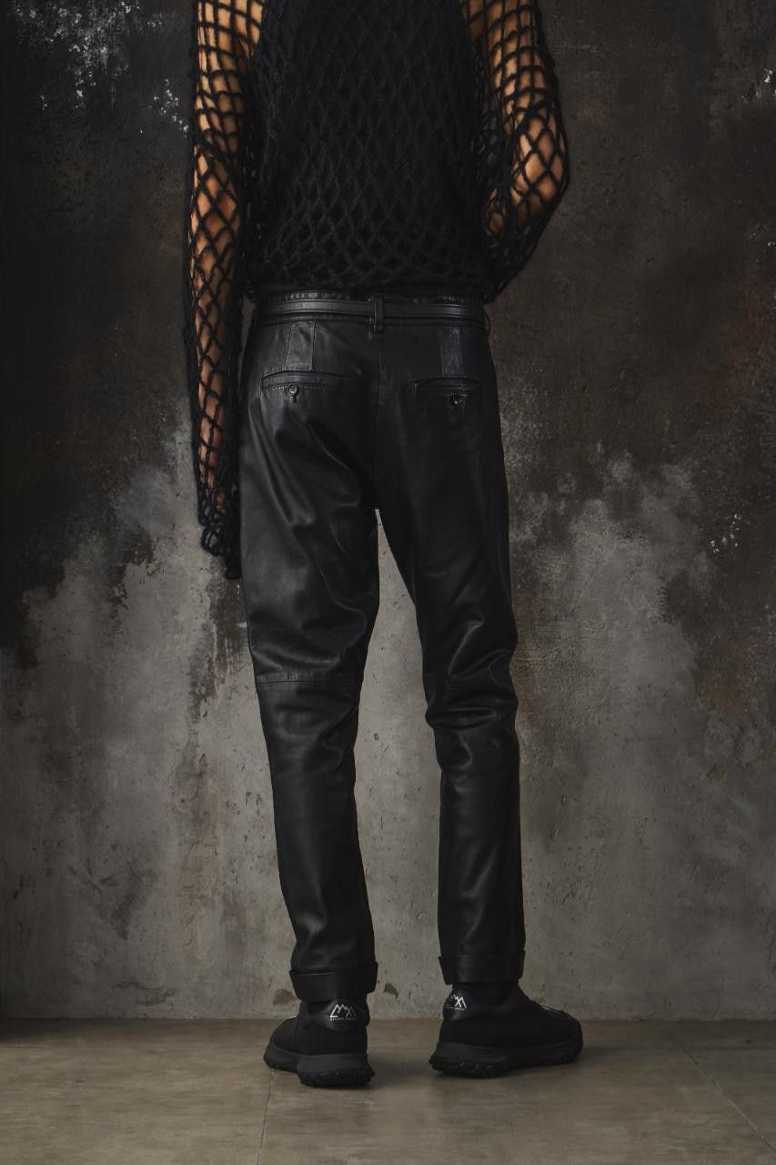 Gucci Gucci Tom Ford Era Paneled Leather Trousers Size US 30 / EU 46 - 2 Thumbnail