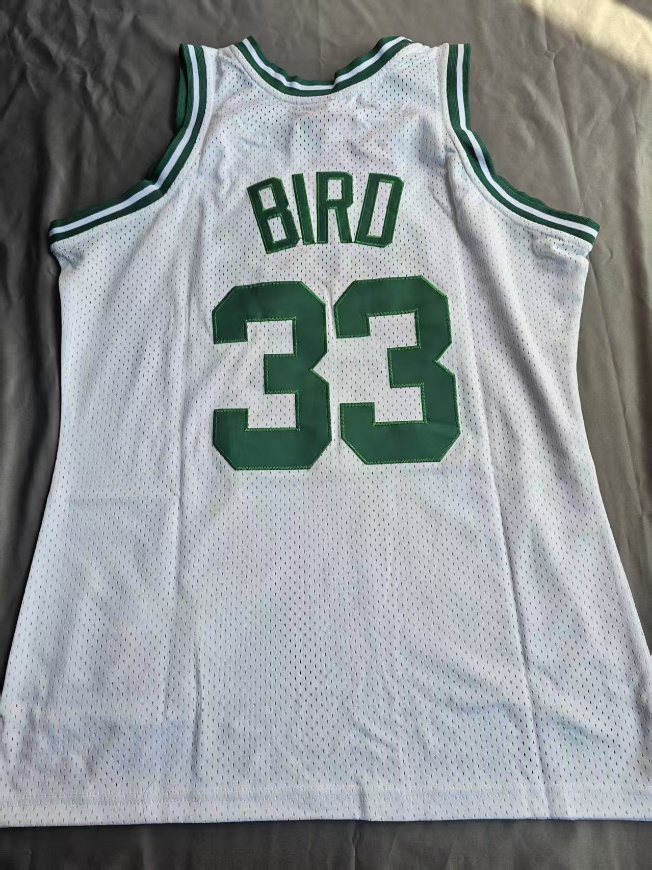NBA #33 Larry Bird Jersey Boston Celtics 1985 86 White Size US XXL / EU 58 / 5 - 1 Thumbnail