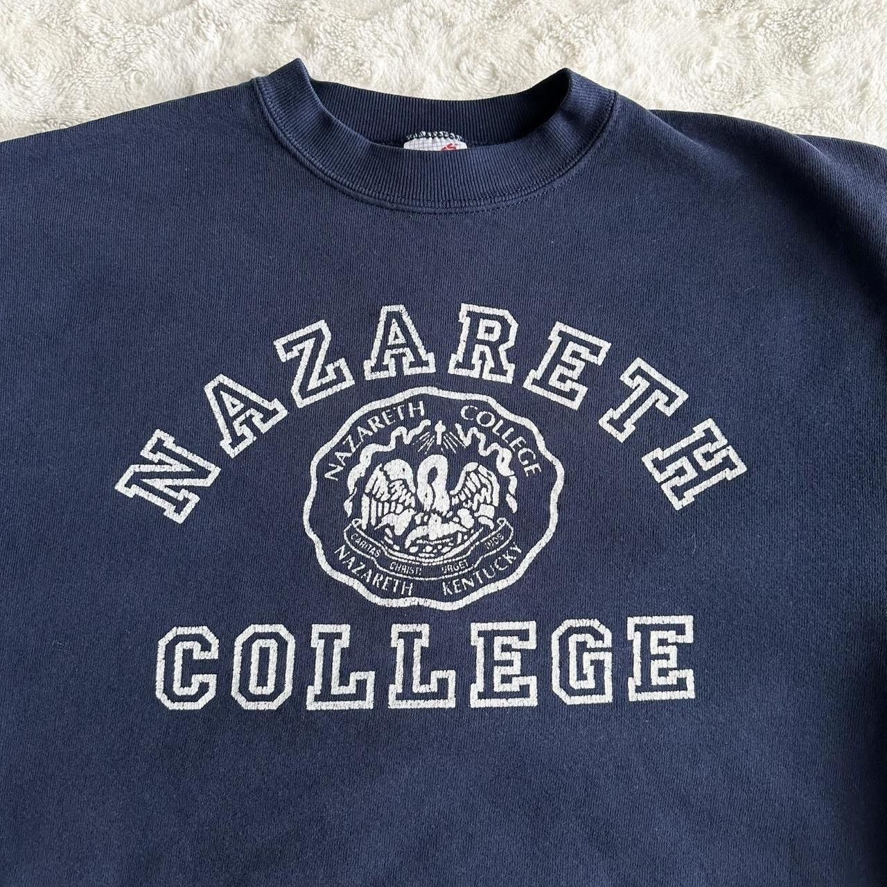 Jerzees Vintage Nazareth College Sweatshirt Mens M Spalding Univ 90s Size US M / EU 48-50 / 2 - 4 Thumbnail