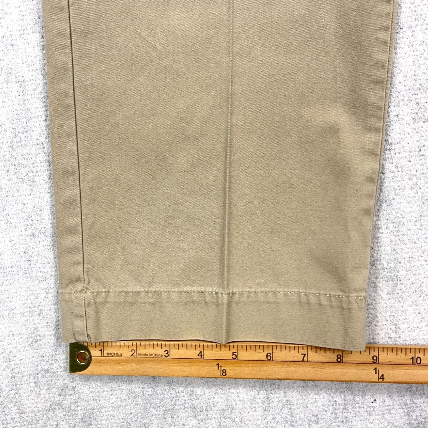 Polo Ralph Lauren Polo Ralph Lauren Pants Men 36x30 Chino Flat Front Straight 5-Pocket Beige Twill Vintage No Size US M / EU 48-50 / 2 - 6 Thumbnail