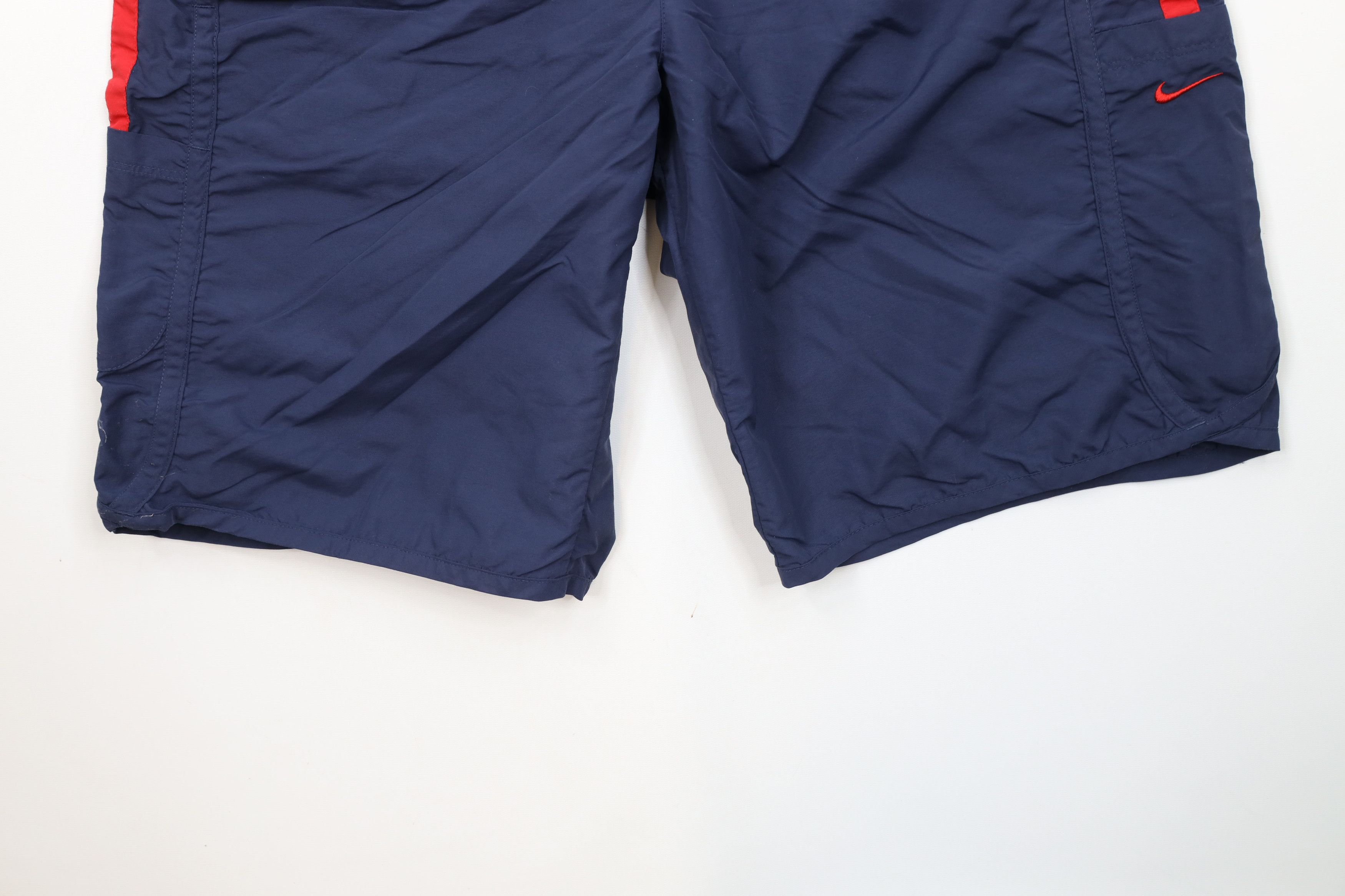 Nike × Vintage Vintage Y2K Nike Travis Scott Mini Swoosh Lined Shorts AS IS Size US 34 / EU 50 - 4 Thumbnail