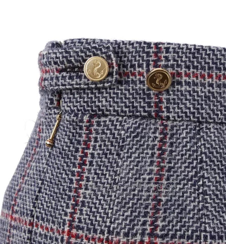 Thom Browne Thom Browne Plaid Pleated Skirt Size 25" / US 0 / IT 36 - 4 Thumbnail